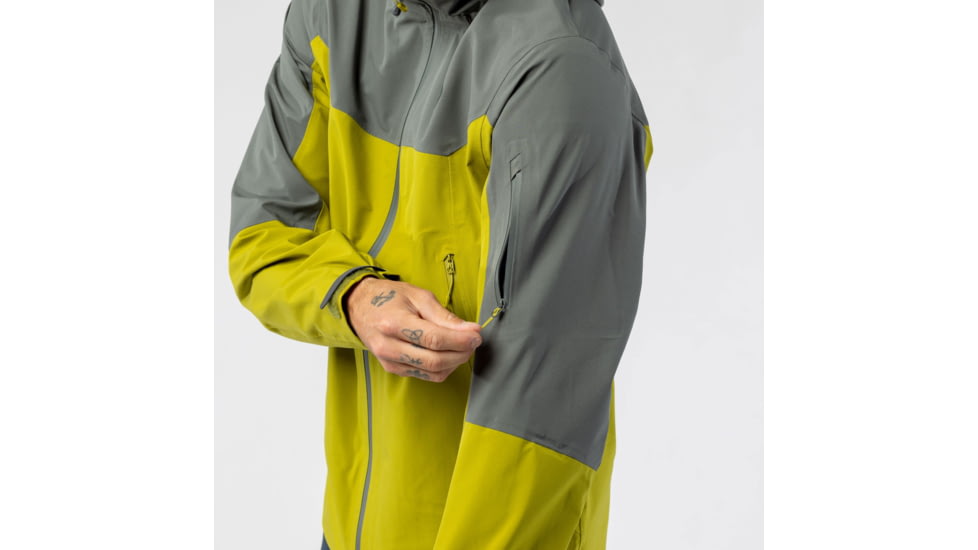 SCOTT Explorair 3L Jacket - Mens, Shadow Grey/Meadow Green, Extra Large, 4215467858012