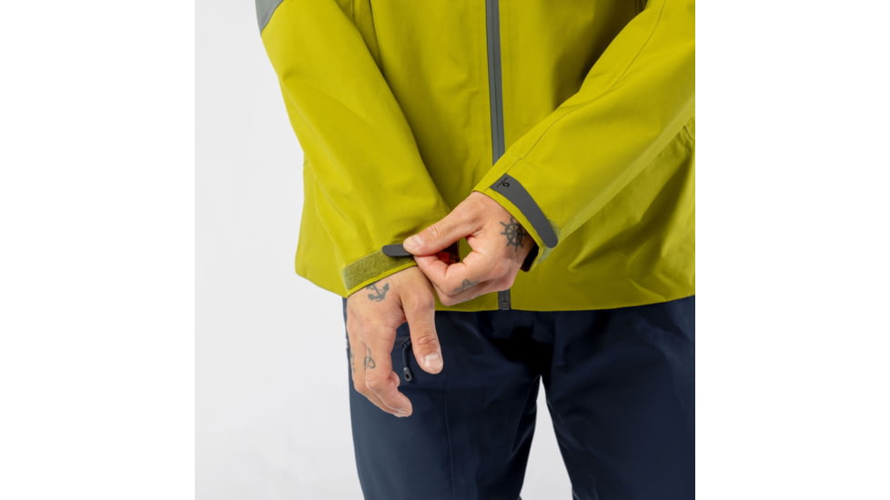 SCOTT Explorair 3L Jacket - Mens, Shadow Grey/Meadow Green, Extra Large, 4215467858012