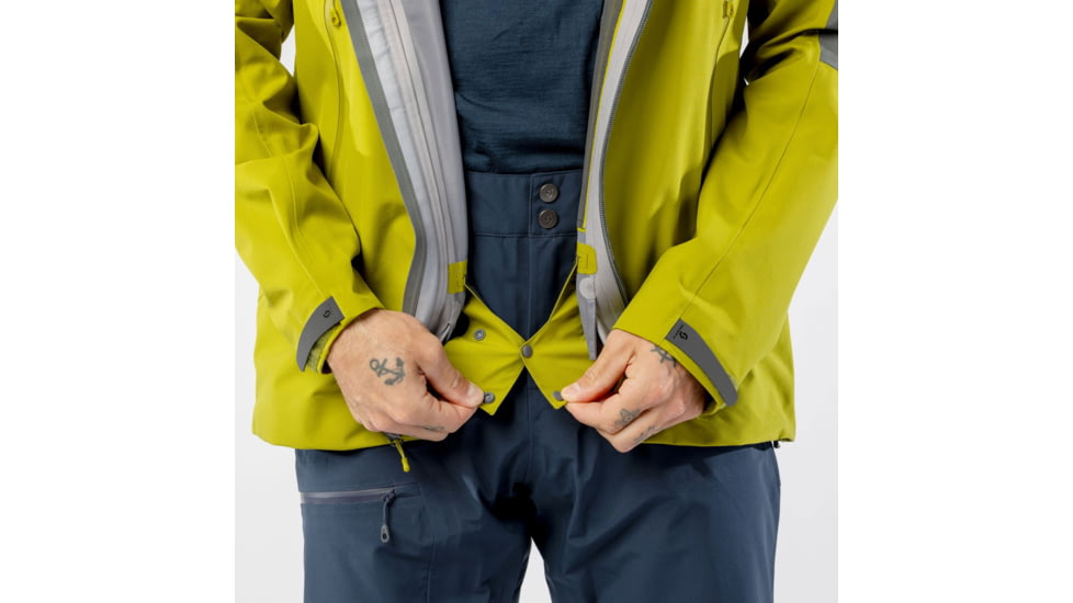 SCOTT Explorair 3L Jacket - Mens, Shadow Grey/Meadow Green, Extra Large, 4215467858012