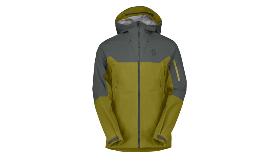 SCOTT Explorair 3L Jacket - Mens, Shadow Grey/Meadow Green, Extra Large, 4215467858012