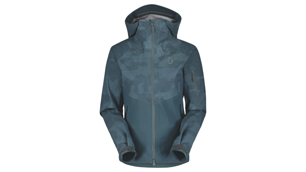 SCOTT Explorair 3L Jacket - Womens, Aruba Green Print, Large, 2837647363009