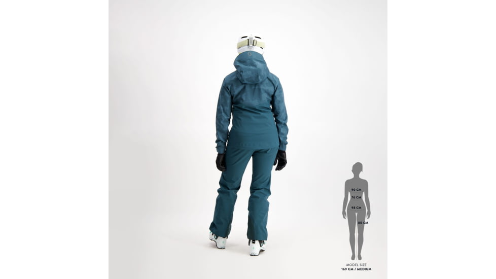 SCOTT Explorair 3L Jacket - Womens, Aruba Green Print, Large, 2837647363009