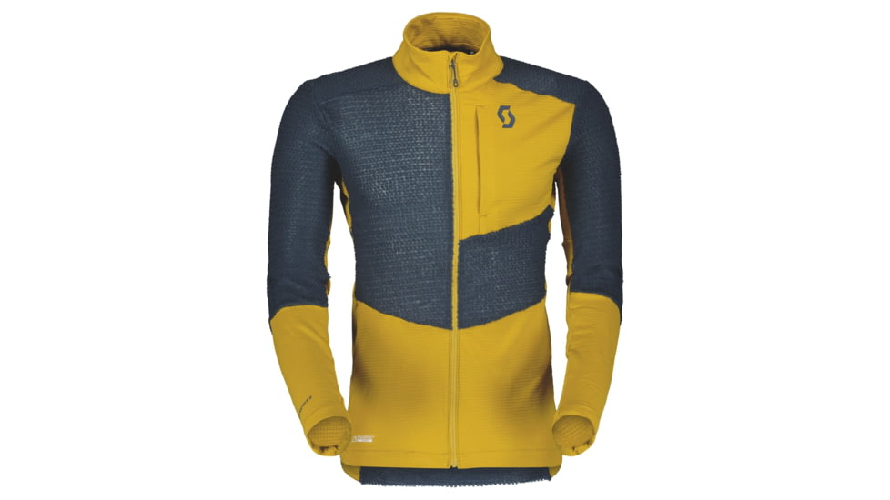 SCOTT Explorair Alpha Raw Jacket - Mens, Mellow Yellow/Metal Blue, 2XL, 2918007376010