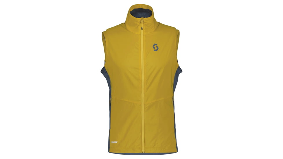SCOTT Explorair Alpha Vest - Mens, Mellow Yellow/Metal Blue, Medium, 2917997376007