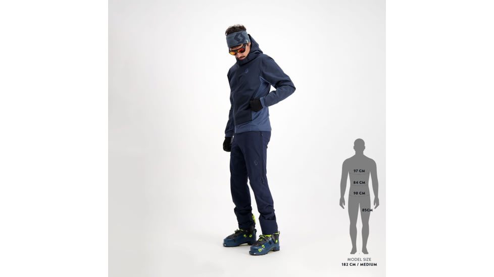 SCOTT Explorair Hybrid LT Jacket - Mens, Dark Blue/Metal Blue, Large, 2918547367008