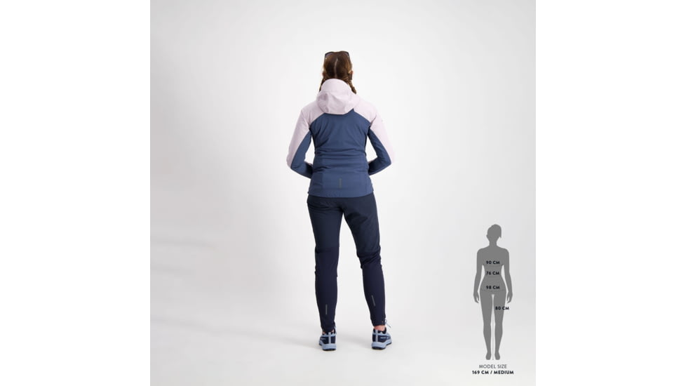 SCOTT Explorair Hybrid LT Jacket - Womens, Sweet Pink/Metal Blue, Large, 2918667382009