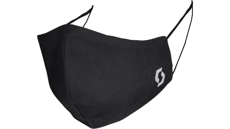 SCOTT Face Mask with Filter PAK-10, Black, Large - Extra Large, 2873910001016