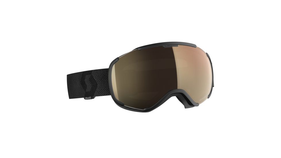 SCOTT Faze II LS Goggle, Black/Light Sensitive Bronze Chrome, 2718150001245