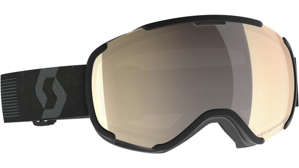 SCOTT Faze II LS Goggle, Mineral Black/Light Sensitive Bronze Chrome, 2718157413245