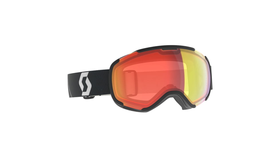 SCOTT Faze II LS Goggle, Mountain Black/Light Sensitive Red Chrom, 2718156663341