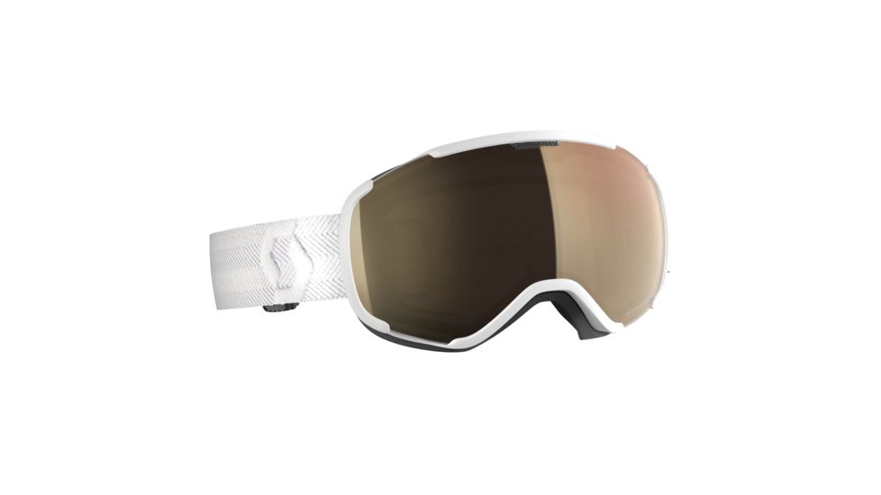 SCOTT Faze II LS Goggle, White/Light Sensitive Bronze Chrome, 2718150002341