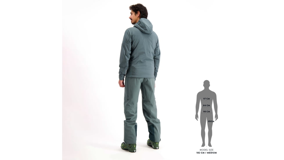 SCOTT Insuloft Light Hoody Jacket - Mens, Grey Green, Small, 2918055280006