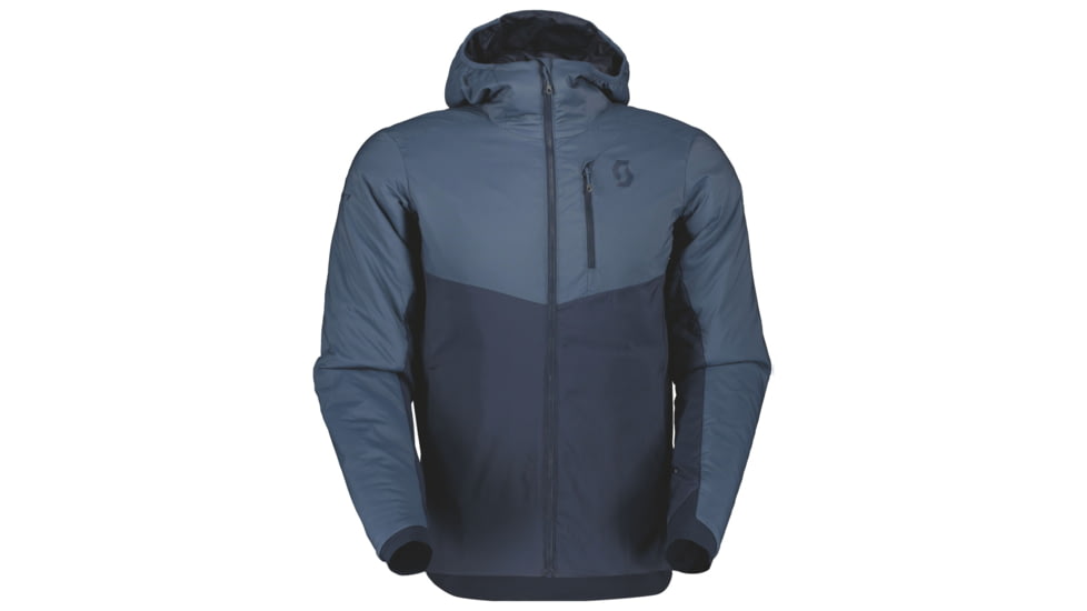 SCOTT Insuloft Light Hoody Jacket - Mens, Metal Blue/Dark Blue, Medium, 2918057378007