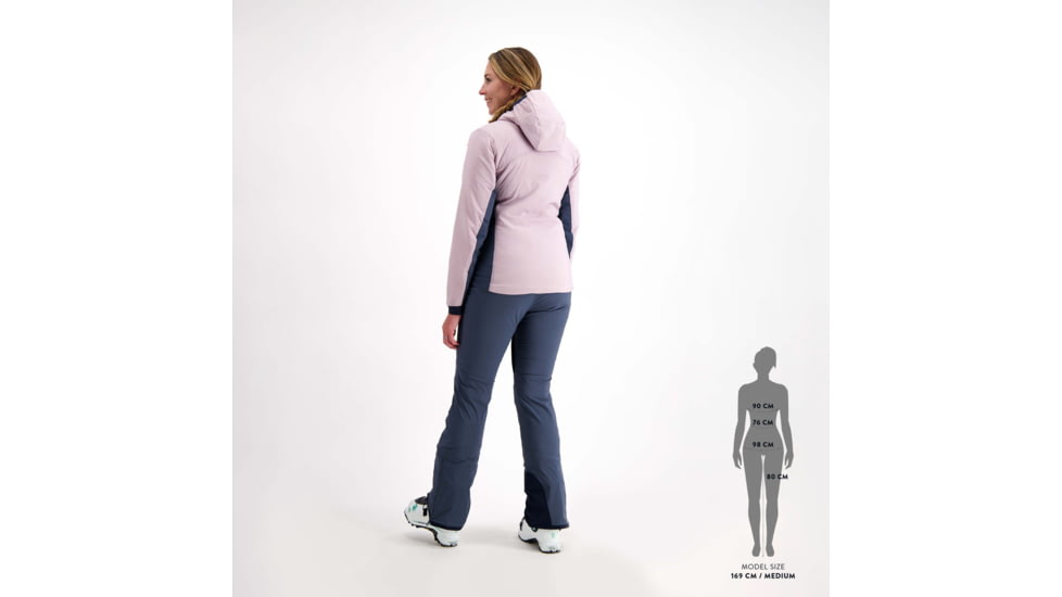 SCOTT Insuloft Light Hoody Jacket - Womens, Sweet Pink/Metal Blue, Medium, 2918267382008