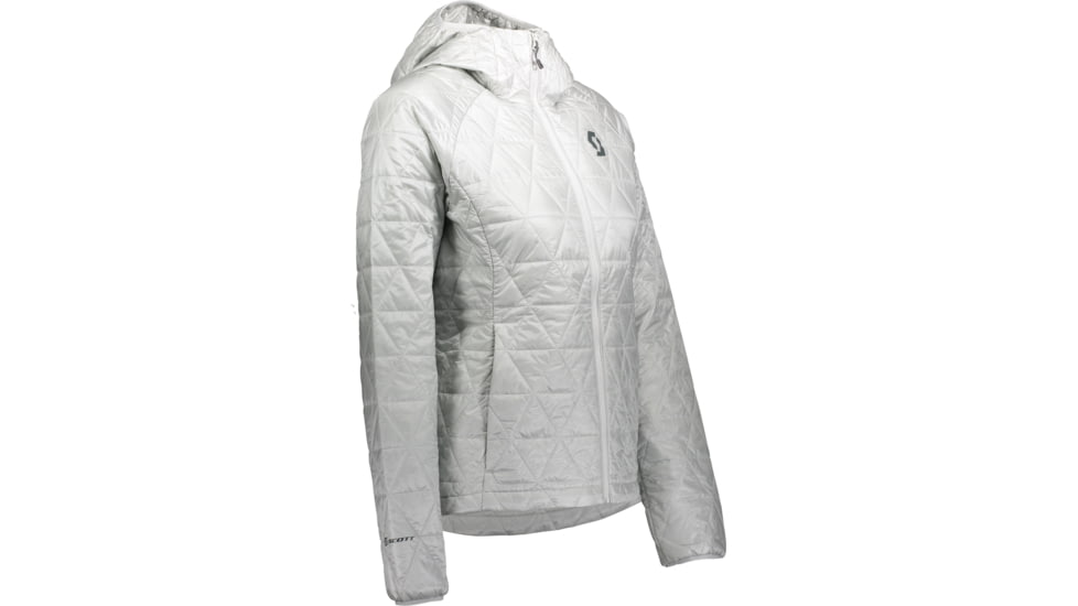 SCOTT Insuloft Superlight PL Hoody Jacket - Womens, Light Grey, Medium, 2837980177008