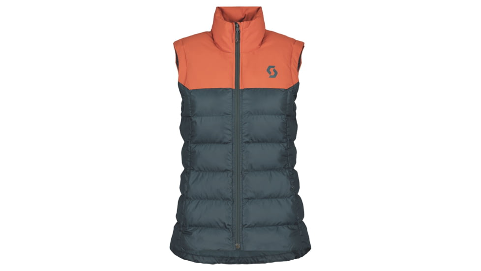 SCOTT Insuloft Warm Vest - Womens, Earth Red/Aruba Green, Extra Small, 2918257369006