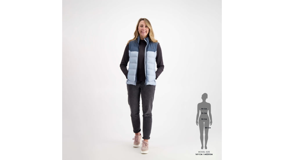 SCOTT Insuloft Warm Vest - Womens, Metal Blue/Glace Blue, Medium, 2918257379008