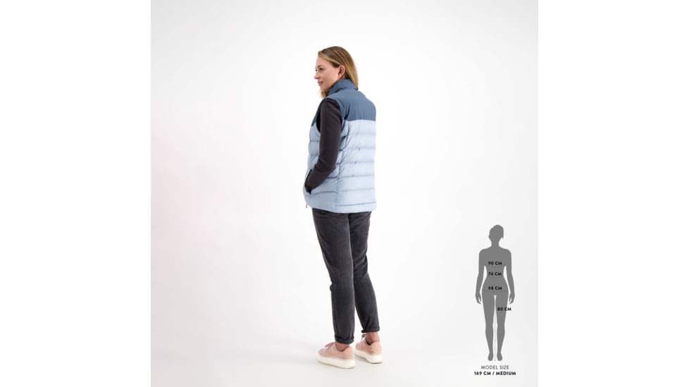 SCOTT Insuloft Warm Vest - Womens, Metal Blue/Glace Blue, Medium, 2918257379008