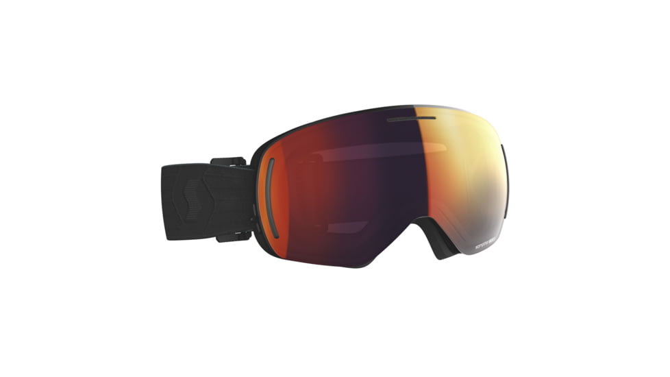 SCOTT LCG Evo Goggle, Black/Solar Red Chrome, 2718060001308