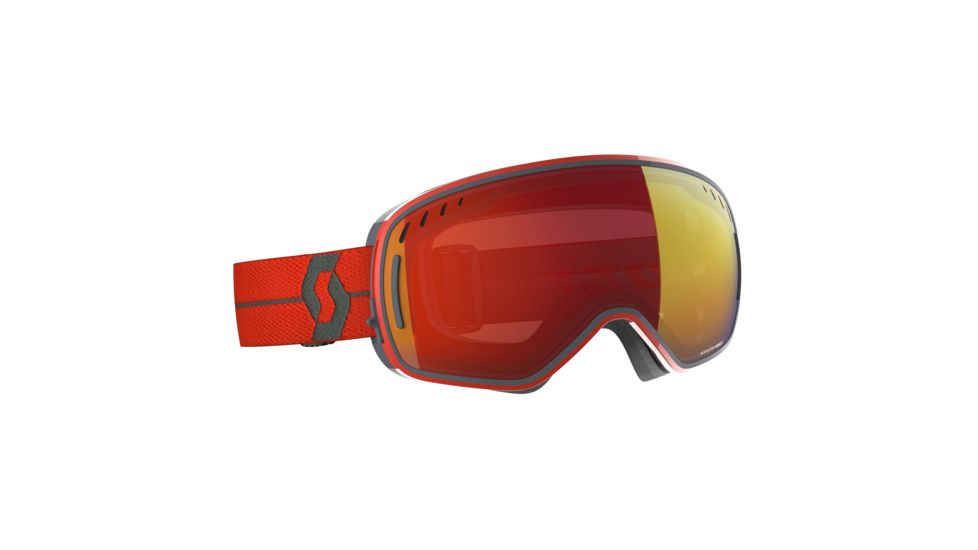 SCOTT LCG Goggle, Grey/Red, Medium/Large, 2605651049312