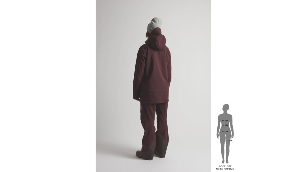 SCOTT Line Chaser Anorak 3L Jacket - Womens, Cosmic Red, Extra Large, 2837627063010