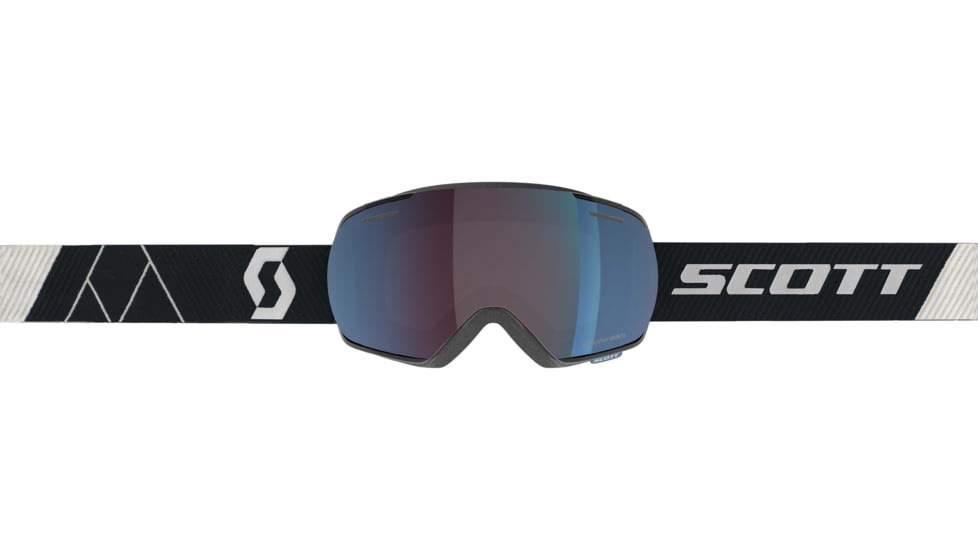 SCOTT Linx Goggle, Mountain Black/Enhancer Blue Chrome, 2778346663347