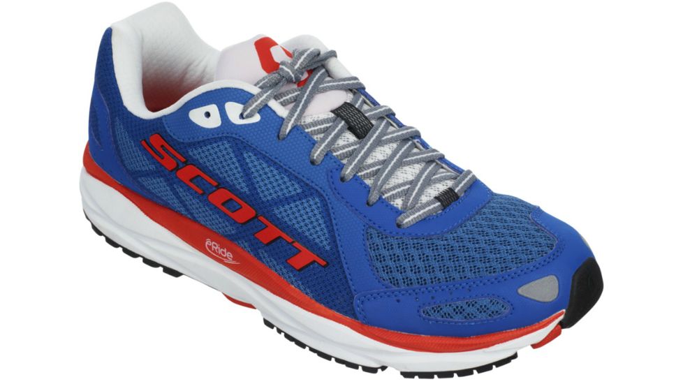 SCOTT Palani Trainer Road Running Shoe - Men's-Blue/Red-Medium-7