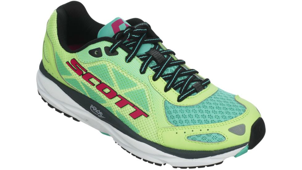SCOTT Palani Trainer Road Running Shoe - Women's-Green/Pink-Medium-6