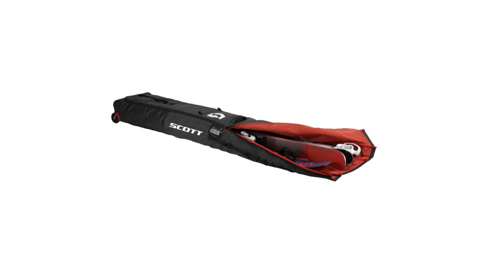 SCOTT Premium Wheeled Ski Bag, Black/Dark Grey 2674451659223
