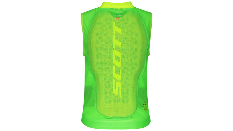 SCOTT Protector AirFlex Vest - Junior, High Viz Green, Small, 2719206633006
