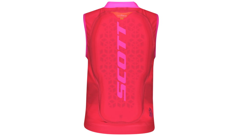 SCOTT Protector AirFlex Vest - Junior, High Viz Pink, Extra Small, 2719206634005