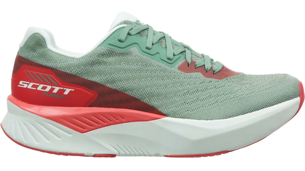 SCOTT Pursuit Shoes - Womens, Frost Green/Coral Pink, 8, 2878317193390-8