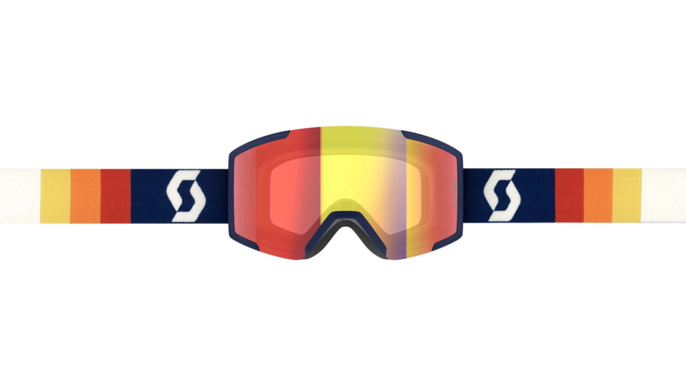 SCOTT Shield Goggle, Retro Blue/Illuminator Red Chrome, 2778377409310