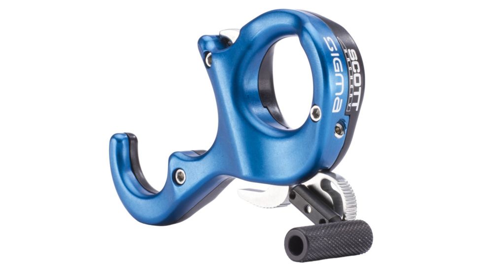 Scott Archery Sigma Release/3 Finger, Black/Blue, 8007-BL-3
