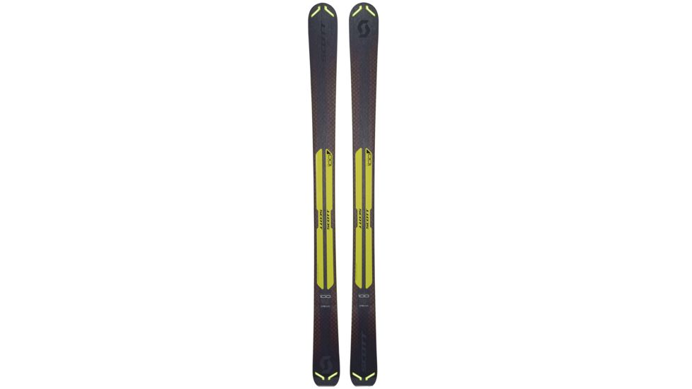 SCOTT Slight 100 Skis, Black/Green, 188, 2669719992188