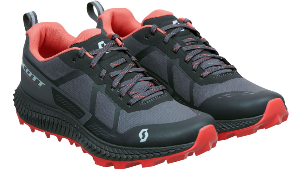 SCOTT Supertrac 3 Shoes - Womens, Black/Coral Pink, 7.5, 2878227192385-7.5