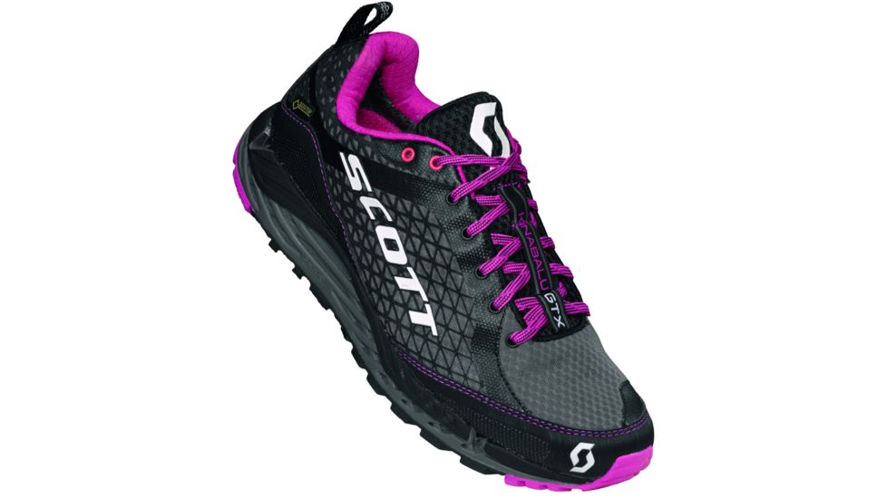 T2 Kinabalu 2.0 GTX Trail Running Shoe - Womens-Black/Purple-Medium-9.5