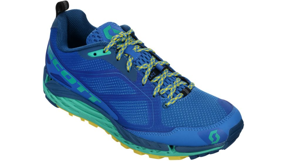 SCOTT T2 Kinabalu 3.0 Trail Running Shoe - Women's-Blue/Green-Medium-8.5