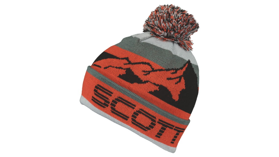 SCOTT Team 40 PAK-3 Beanie, Magma Red/Grey Green, One Size, 2836937375222