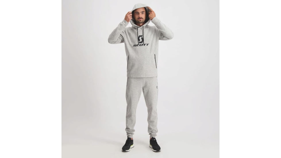 SCOTT Tech Hoody - Mens, Grey Melange, Extra Large, 4032861920012