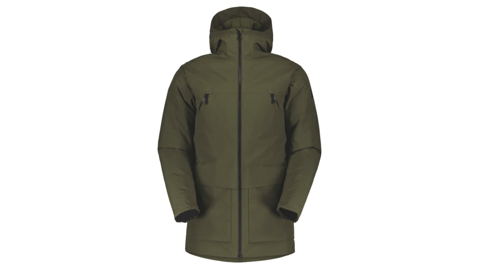 SCOTT Tech Parka Jacket - Mens, Fir Green, Small, 4001147340006