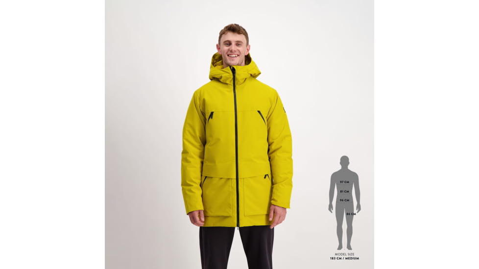 SCOTT Tech Parka Jacket - Mens, Mellow Yellow, Extra Large, 4001147331012