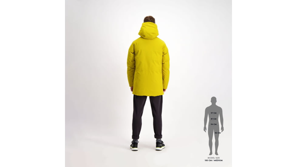 SCOTT Tech Parka Jacket - Mens, Mellow Yellow, Extra Large, 4001147331012