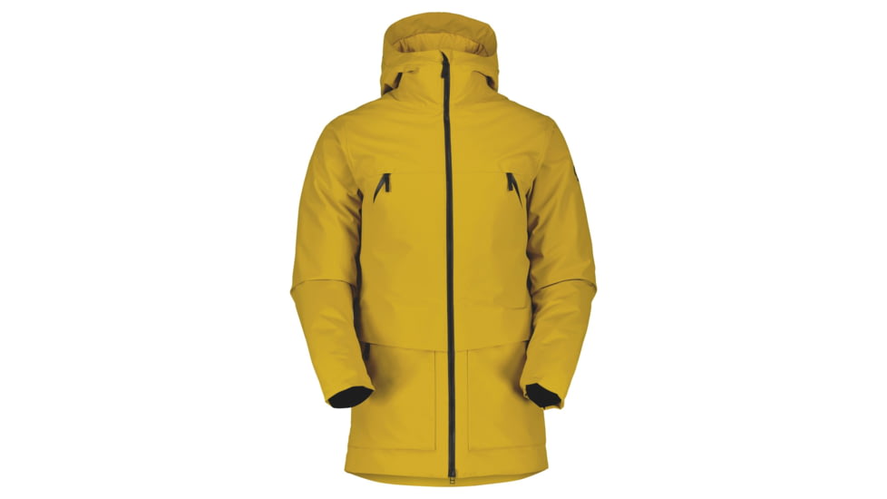 SCOTT Tech Parka Jacket - Mens, Mellow Yellow, Extra Large, 4001147331012