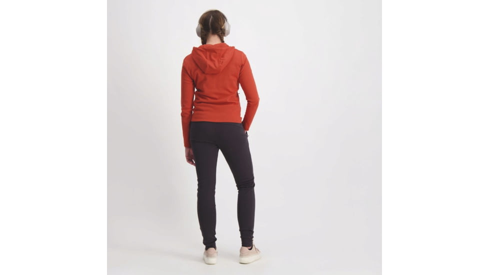 SCOTT Tech Zip Hoody - Womens, Earth Red, Large, 4032917368012