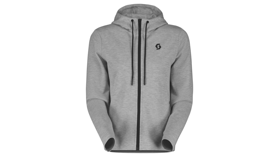 SCOTT Tech Zip Hoody - Womens, Grey Melange, Small, 4032911920008