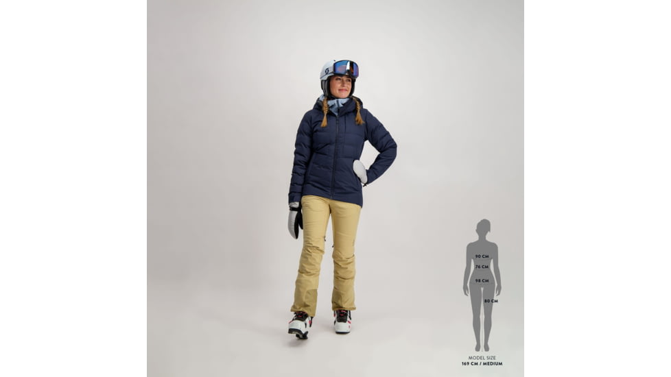 SCOTT Ultimate Warm Jacket - Womens, Dark Blue, Extra Small, 2918690114006