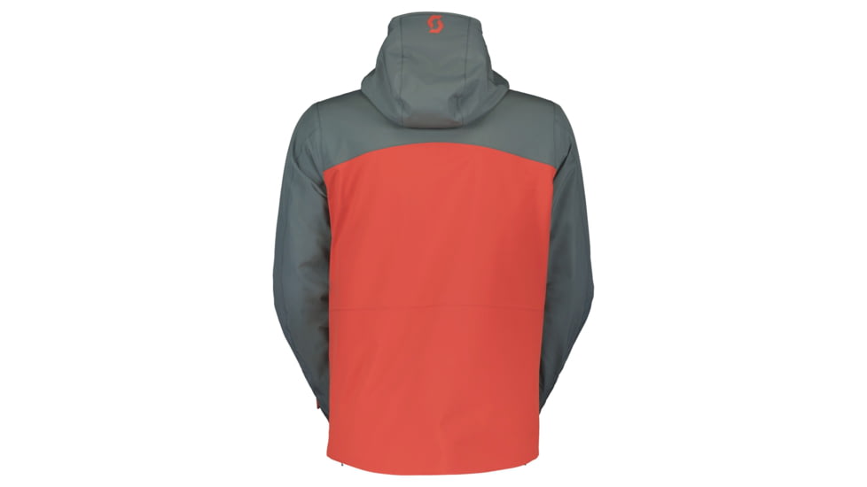 SCOTT Ultimate Dryo Jacket - Mens, Grey Green/Magma Red, Medium, 2837567396007