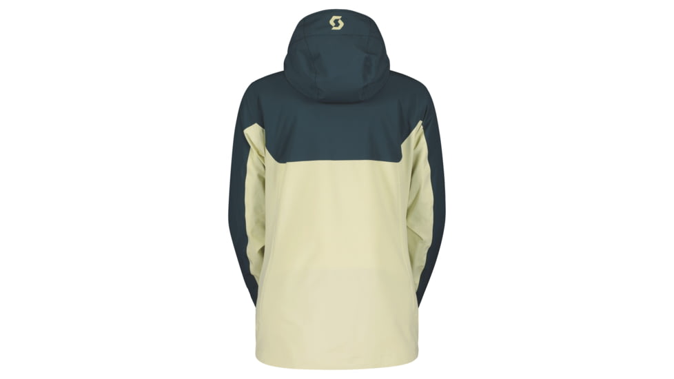 SCOTT Ultimate Dryo Jacket - Womens, Aruba Green/Pale Yellow, Large, 2837697337009