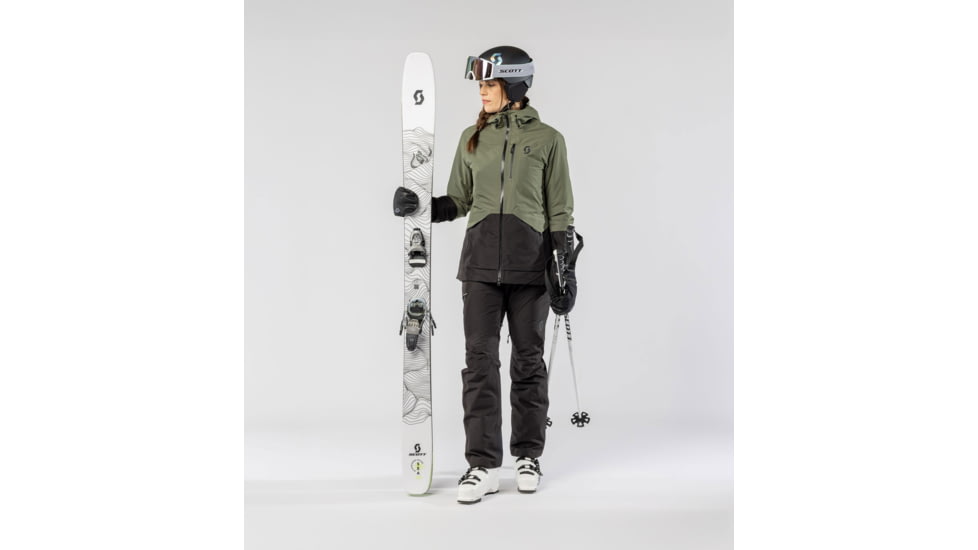 SCOTT Ultimate Dryo Ripstop Jacket - Womens, Douglas Green/Black, Medium, 4199057868010